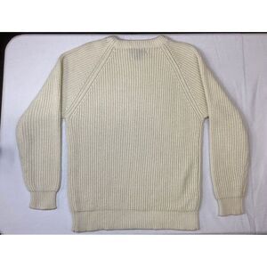 Clubfellow Cream Chunky Knit Grandpa Sweater Classic Vintage/ Y2K Crewneck M